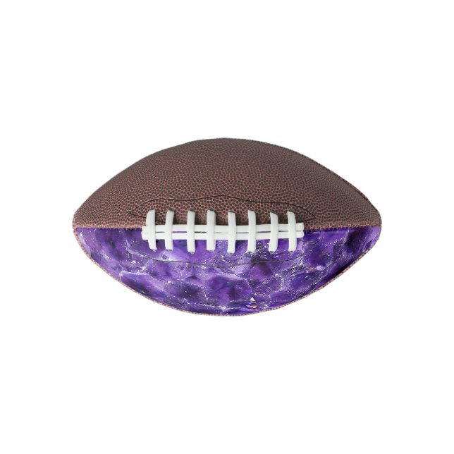 Balón De Fútbol Americano Picos de Amethyst en Caída (Anverso)