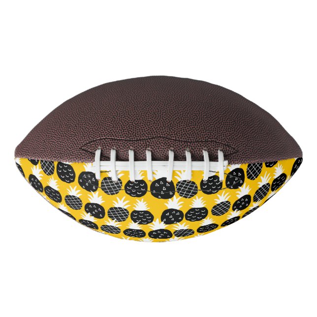 Balón De Fútbol Americano Piña negra (Anverso)