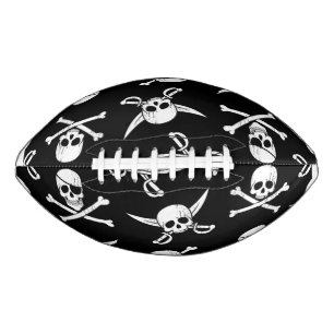BALÓN DE FÚTBOL AMERICANO PIRATAS Y HUESOS