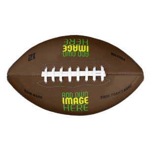BALÓN DE FÚTBOL AMERICANO PLANTILLA DE TEXTO DE IMAGEN MARRÓN SENCILLA EDITA