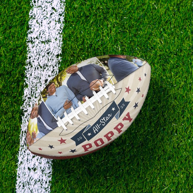 Balón De Fútbol Americano Poppy de todas las estrellas | Foto del abuelo Per (Subido por el creador)