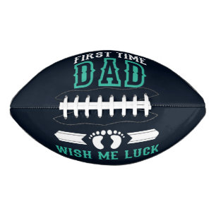 Balón De Fútbol Americano Primera vez que papá me desea suerte