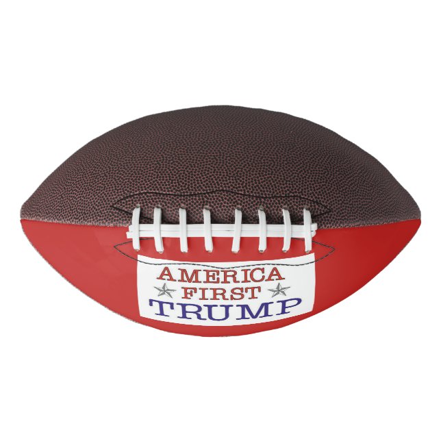 Balón De Fútbol Americano Primero Trump (Anverso)