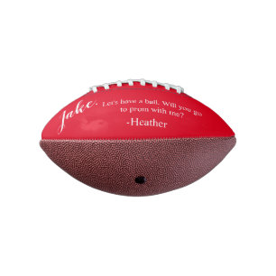 Balón De Fútbol Americano Propuesta de danza Prom Única Preguntar al jugado