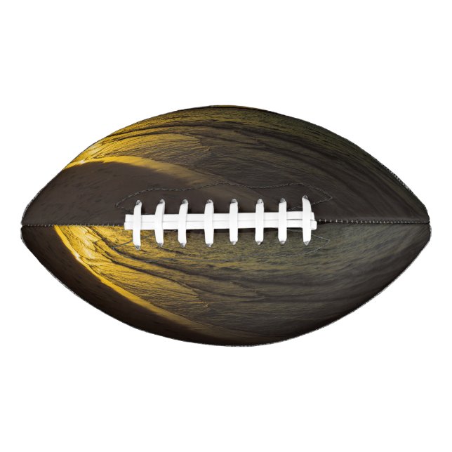 Balón De Fútbol Americano Puesta de sol en la playa de Dubai (Anverso)