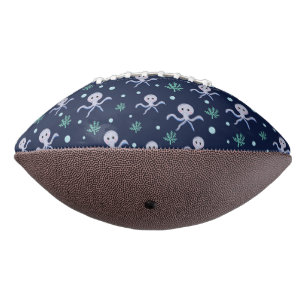 Balón De Fútbol Americano Pulpo bajo el mar patrón infantil