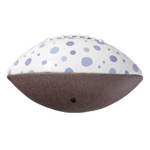 Balón De Fútbol Americano puntos de polka pintados a mano