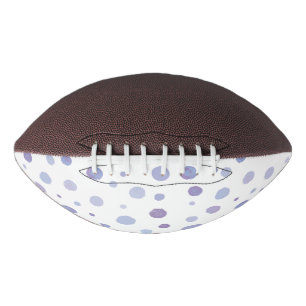 Balón De Fútbol Americano puntos de polka pintados a mano
