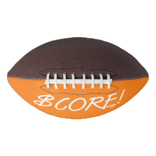 Balón De Fútbol Americano Puntuación fútbol signo dólar blanco y naranja