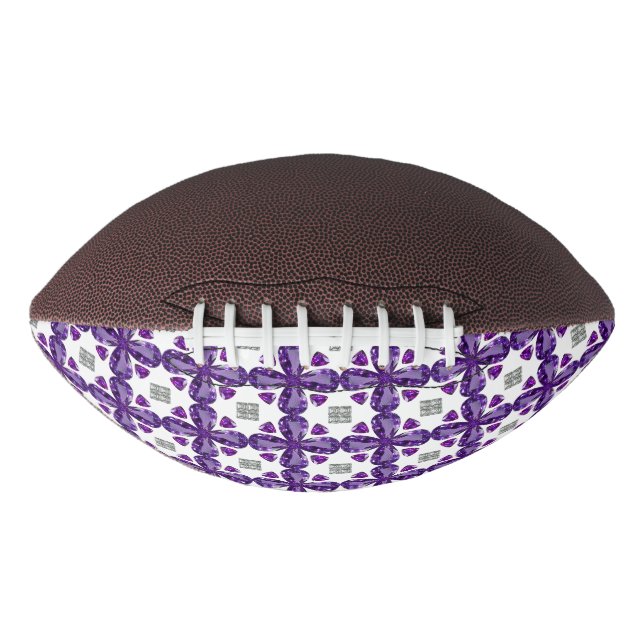 Balón De Fútbol Americano Purple Clover (Anverso)