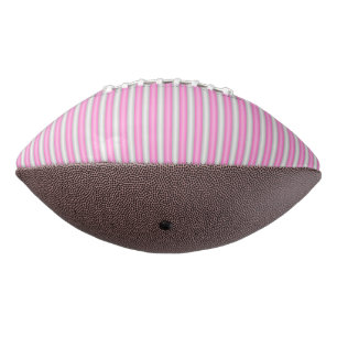 Balón De Fútbol Americano Rayas rosadas neón modernas con efecto 3D
