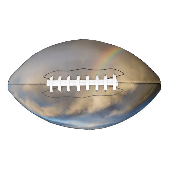 Balón De Fútbol Americano rebelión arco iris (Anverso)