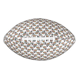 Balón De Fútbol Americano regalo de animal de ave de tucán tropical lindo pa