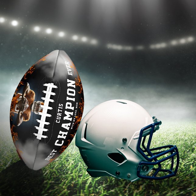 Balón De Fútbol Americano Regalo de fotografía de fútbol personalizado moder (Subido por el creador)