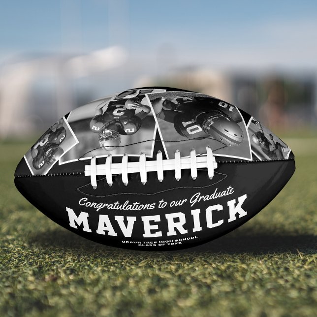 Balón De Fútbol Americano Regalo de graduación de nombres 4 Foto (Subido por el creador)
