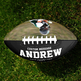 Balón De Fútbol Americano Regalo fotográfico Personalizado moderno de Guay