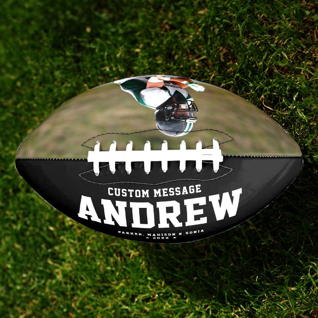 Balón De Fútbol Americano Regalo fotográfico Personalizado moderno de Guay (Subido por el creador)