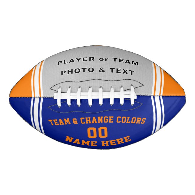 Balón De Fútbol Americano Regalos para jugadores de fútbol de secundaria (Anverso)