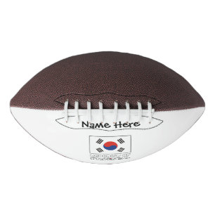 Balón De Fútbol Americano Rep. de Corea S Bandera surcoreana Personalizada N