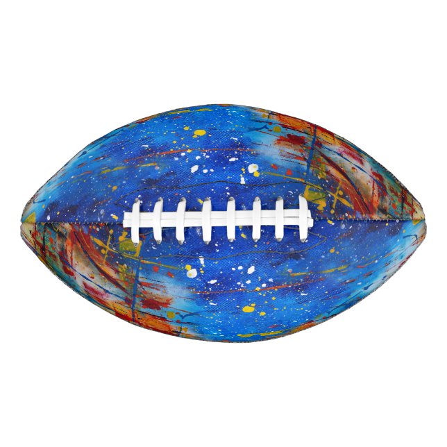 Balón De Fútbol Americano Resumen de Fútbol de Arte (Anverso)