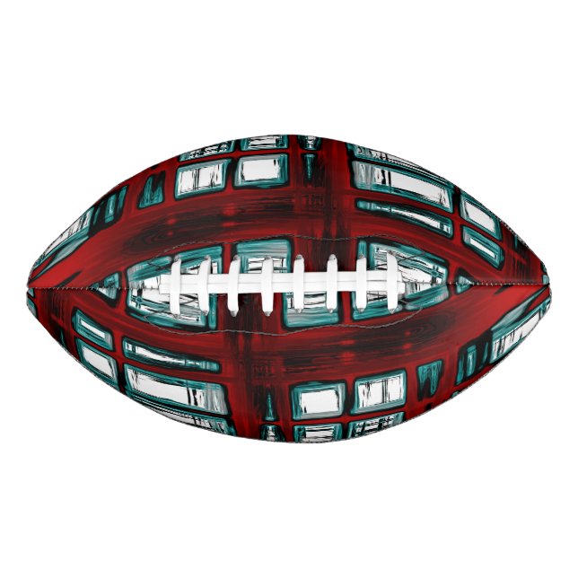 Balón De Fútbol Americano Resumen de Fútbol de Arte (Anverso)