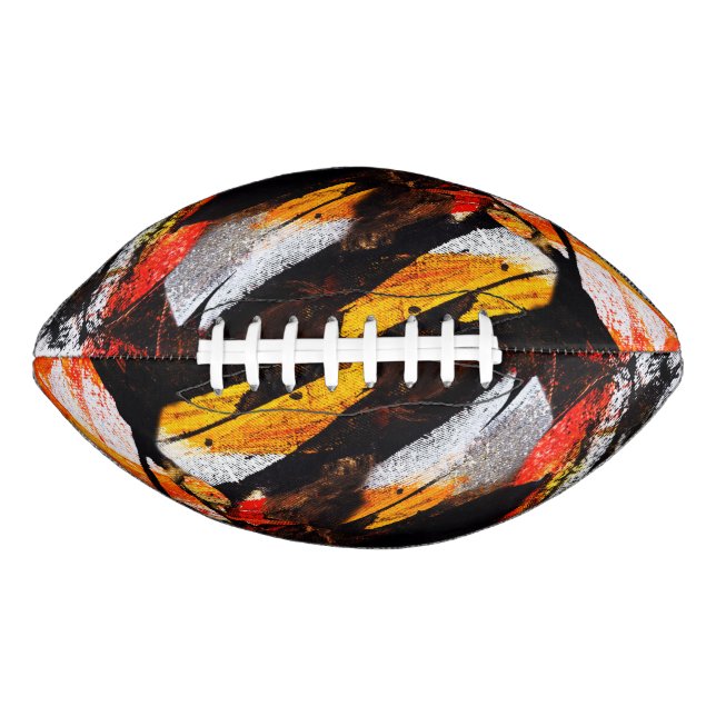 Balón De Fútbol Americano Resumen de Fútbol de Arte (Anverso)