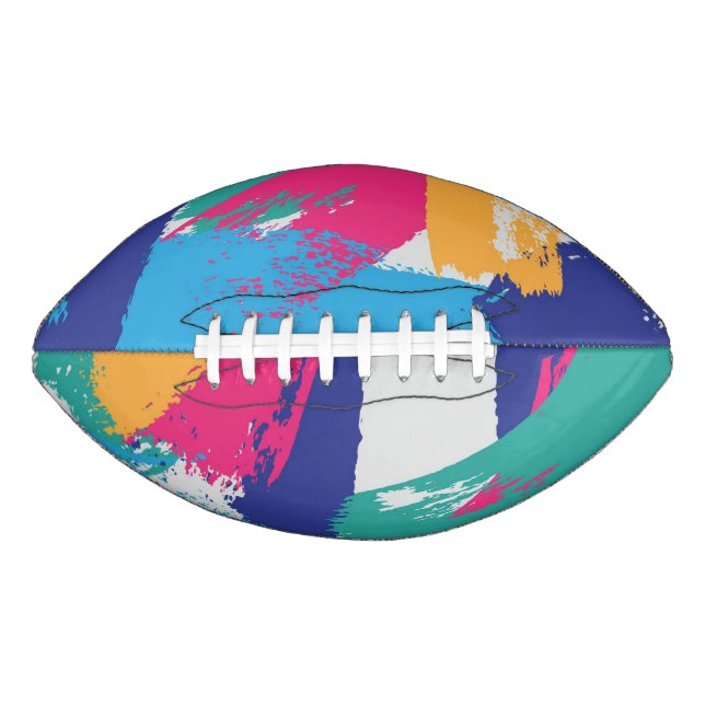 Balón De Fútbol Americano Resumen de Fútbol de Arte (Anverso)