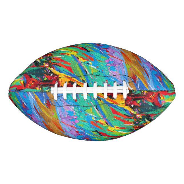 Balón De Fútbol Americano Resumen de Fútbol de Arte (Anverso)