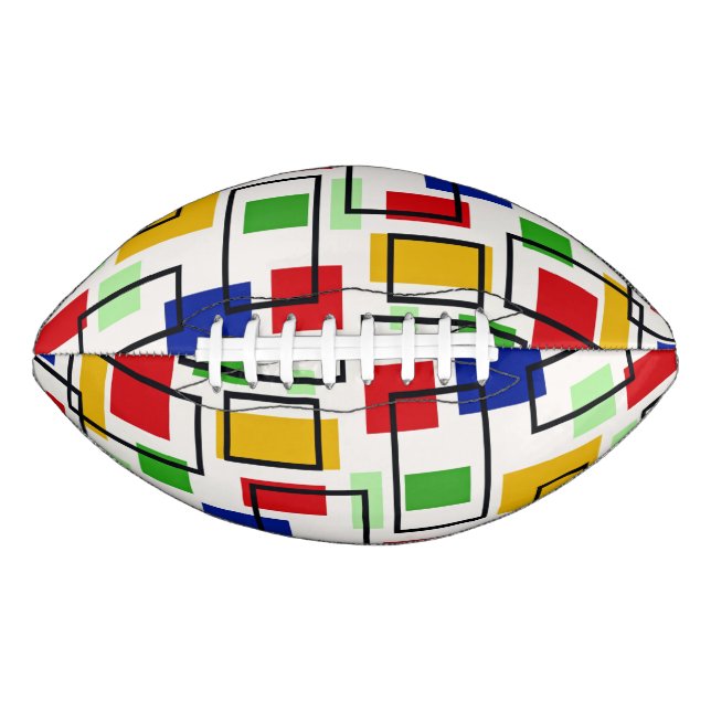 Balón De Fútbol Americano Resumen de Fútbol de Arte (Anverso)