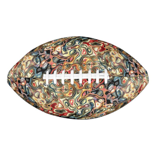 Balón De Fútbol Americano Resumen de Fútbol de Arte (Anverso)