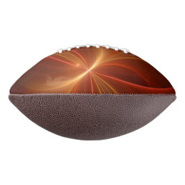 Balón De Fútbol Americano Resumen místico Arte fractal Colores cálidos moder