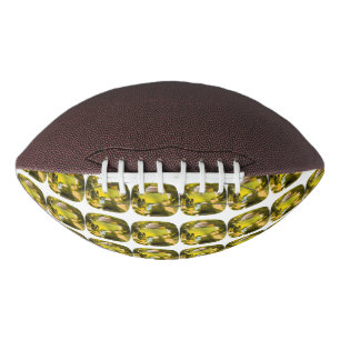 Balón De Fútbol Americano Resumen Patrón amarillo
