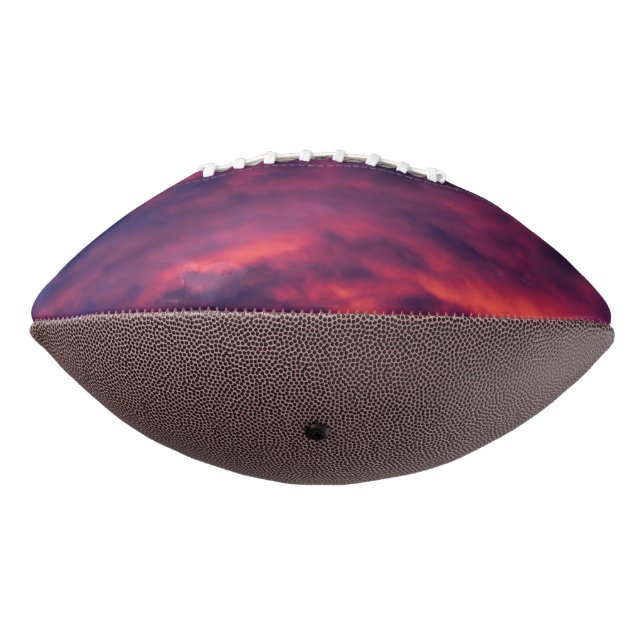 Balón De Fútbol Americano rojo de agosto (Girado 270)