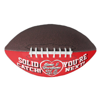 Balón De Fútbol Americano Rojo y Blanco - ¡ESTÁS SIGUIENTE! Alternativa de l