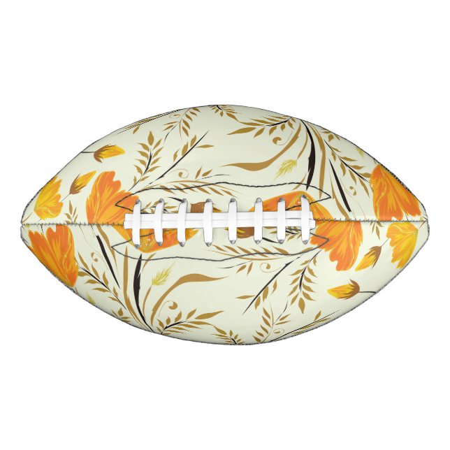 Balón De Fútbol Americano Rosa amarilla (Anverso)