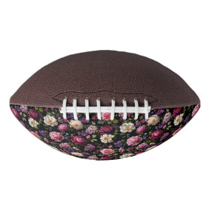 Balón De Fútbol Americano Rosa de terciopelo negro