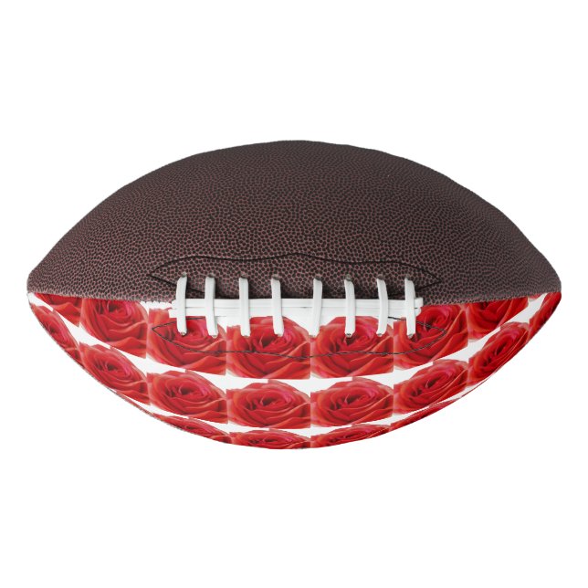 Balón De Fútbol Americano Rosa Roja (Anverso)