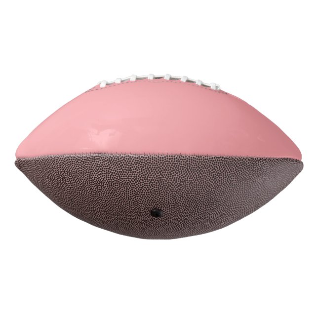 Balón De Fútbol Americano Rosa suave sólido (Girado 270)