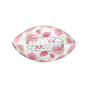 Balón De Fútbol Americano Rosas rosas rosas