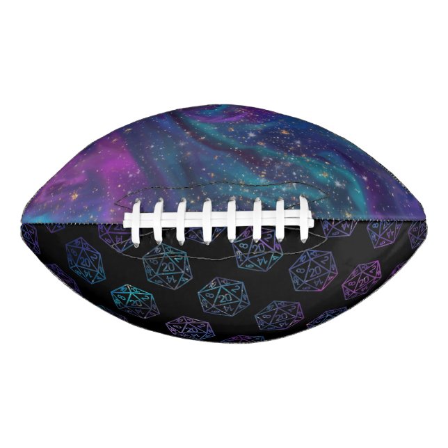 Balón De Fútbol Americano RPG Dice | Nebula Fantasy Retro Tabletop PnP Gamer (Anverso)