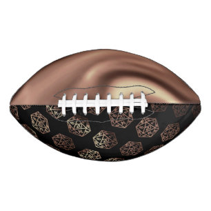 Balón De Fútbol Americano RPG Dice Papel de cobre Fantasía Retro Tabletop