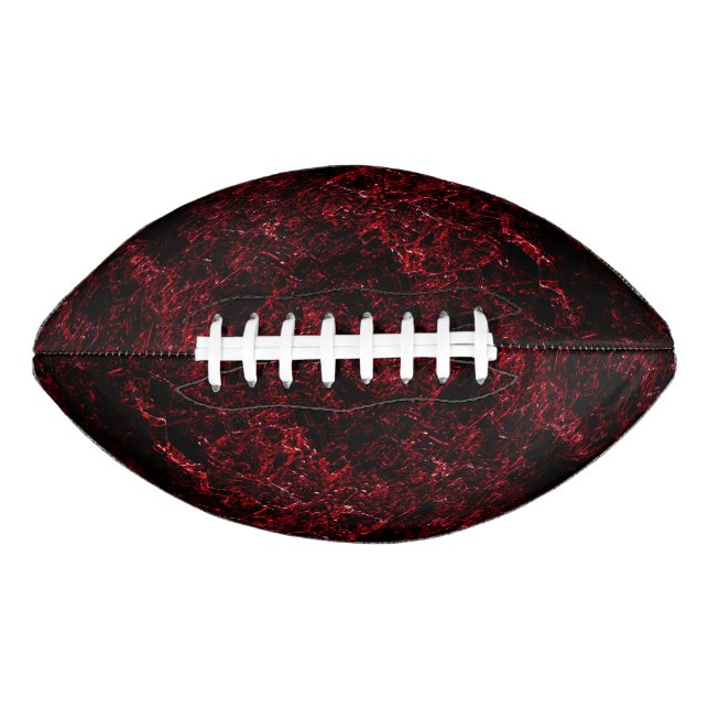 Balón De Fútbol Americano Rustic spongy red on dark red background (Anverso)