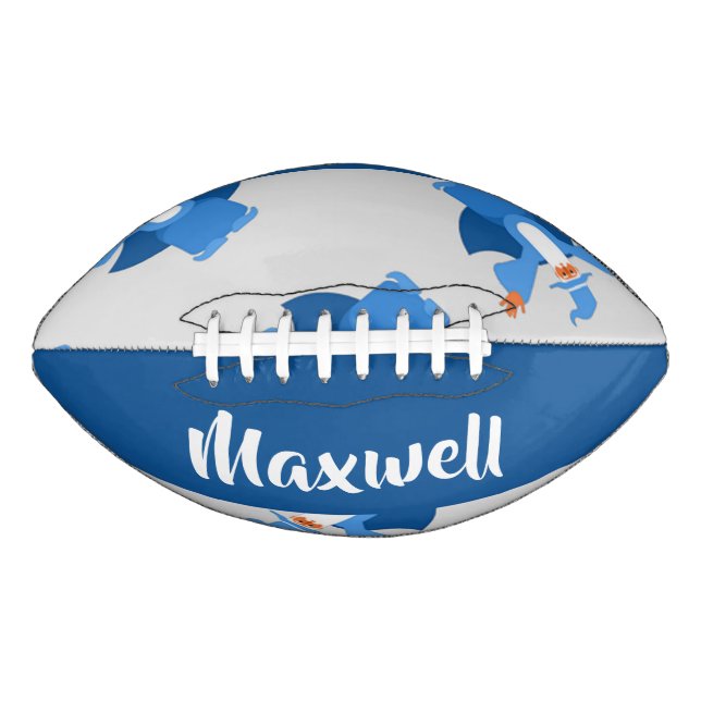 Balón De Fútbol Americano Saber el viejo patrón de asistente (Anverso)