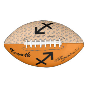 Balón De Fútbol Americano Sagittarius Zodiac Symbol Standard de K Yoncich
