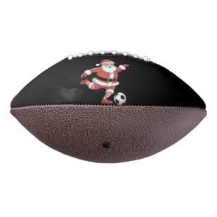 Balón De Fútbol Americano Santa Juega Fútbol Navidad Deportes