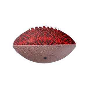 Balón De Fútbol Americano Scribe simple Tejido Espejo Rojo