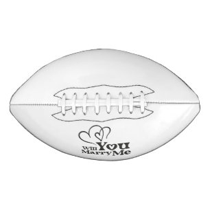 Balón De Fútbol Americano ¿Se casará conmigo? - Divertida propuesta Boda