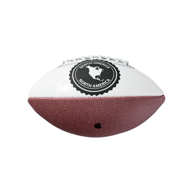 Balón De Fútbol Americano Sello de Norteamérica (Girado 270)