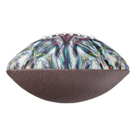 Balón De Fútbol Americano Sensación de textura kaleidoscopio en colores plat