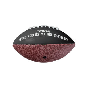 Balón De Fútbol Americano ¿Serás mi Padrino Propuesta de Padrino